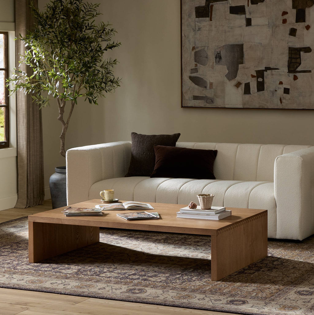 Hathaway Coffee Table - Toasted Ash Thick Veneer