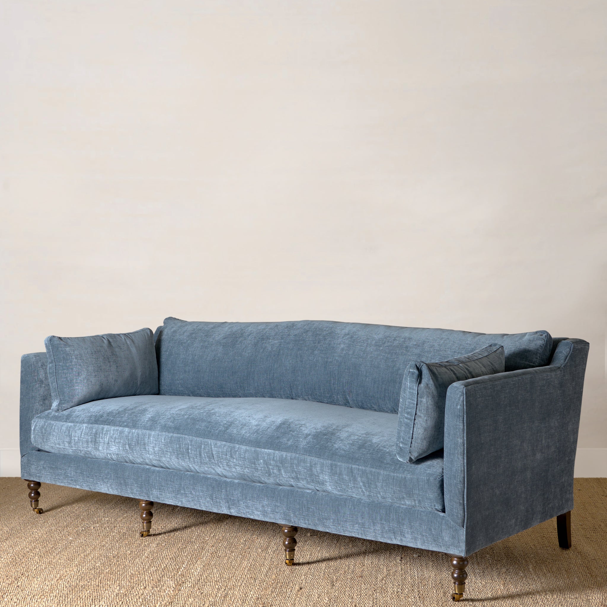 Madeline Sofa in Heavy Duty Federal Blue (90”)