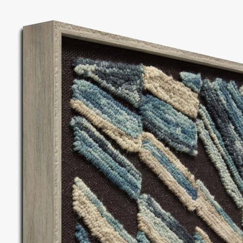 Bluster Framed Woven Wall Decor in Black/Multi