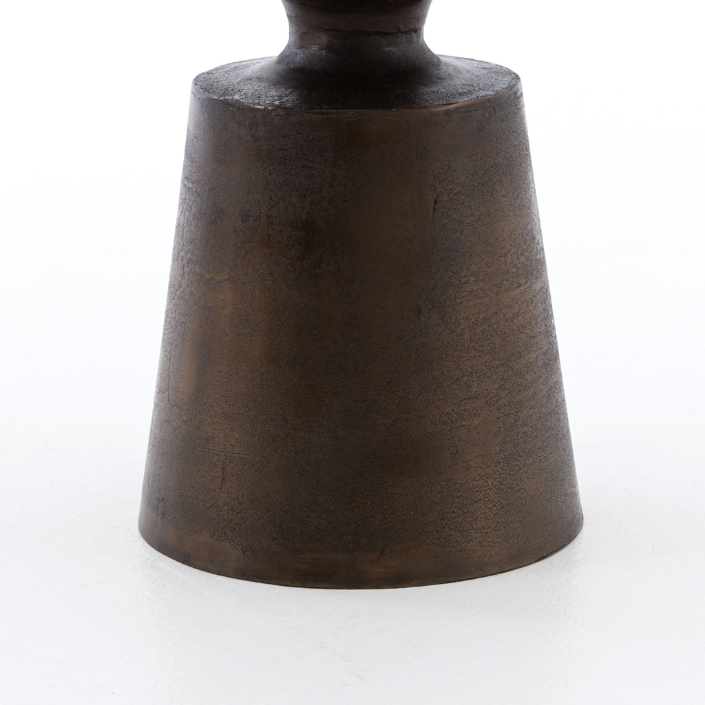 Fable Indoor/Outdoor End Table in Antique Rust