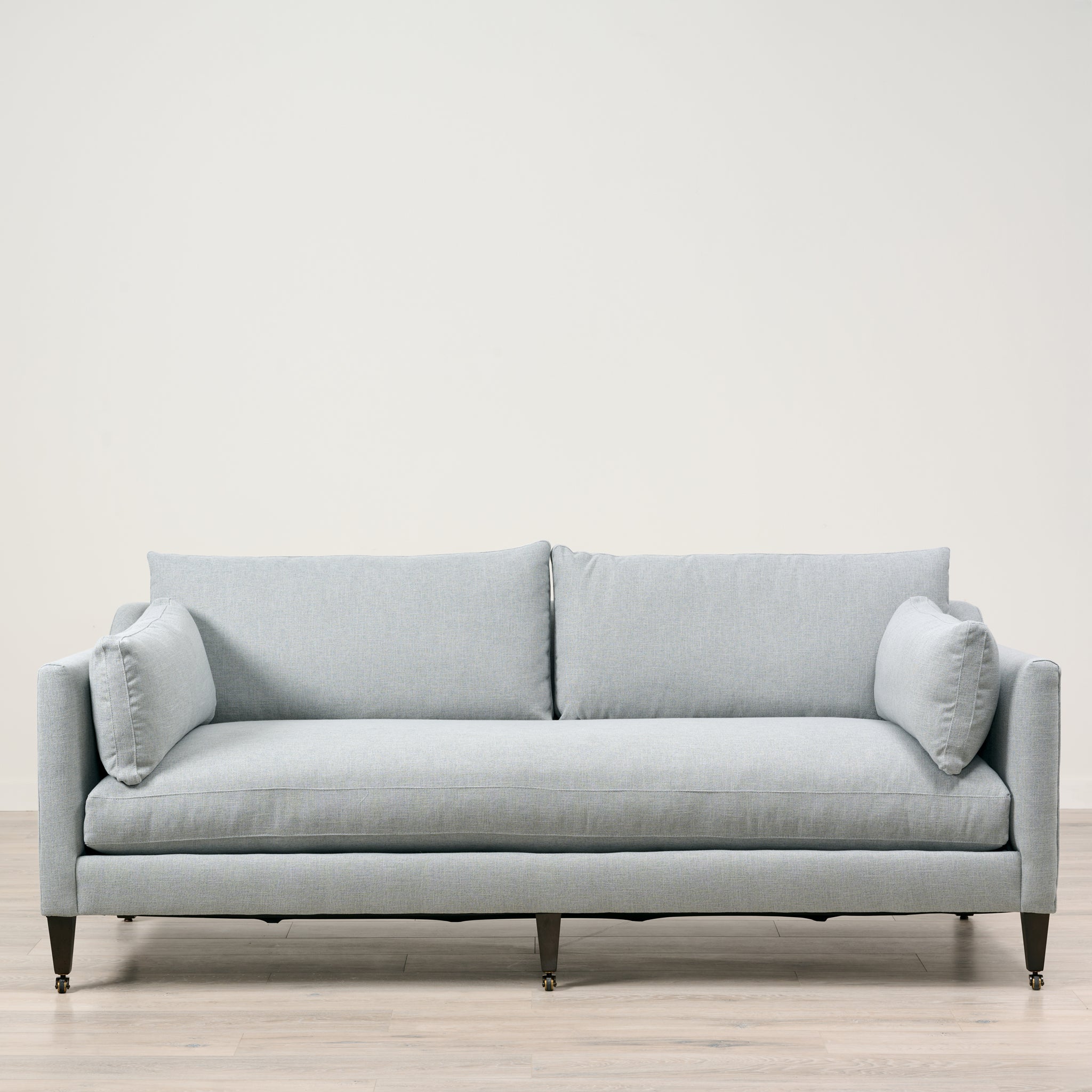 Holloway Sofa Upholstered in Kidproof Ice Blue (90)