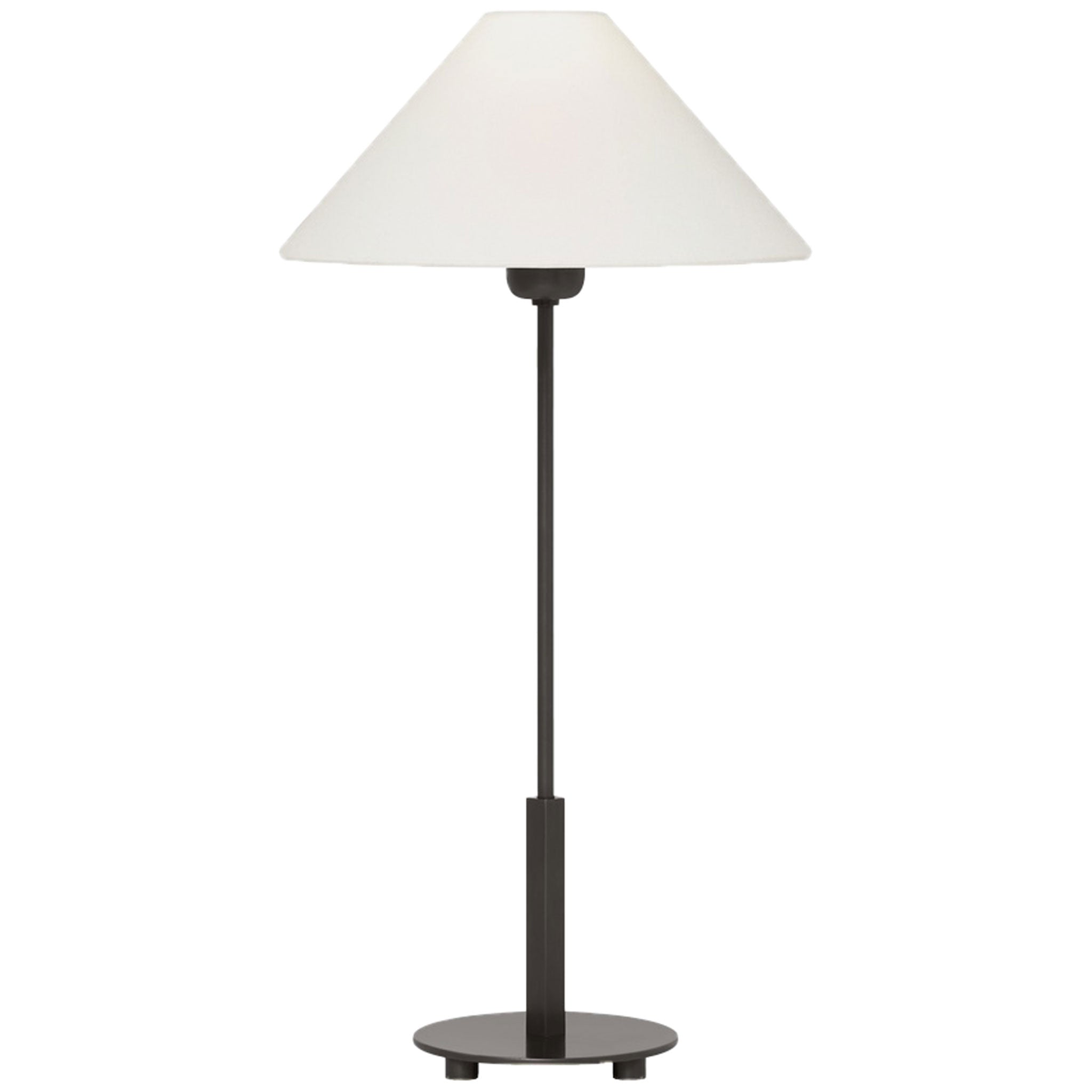 Hackney Table Lamp Bronze LINEN Shade