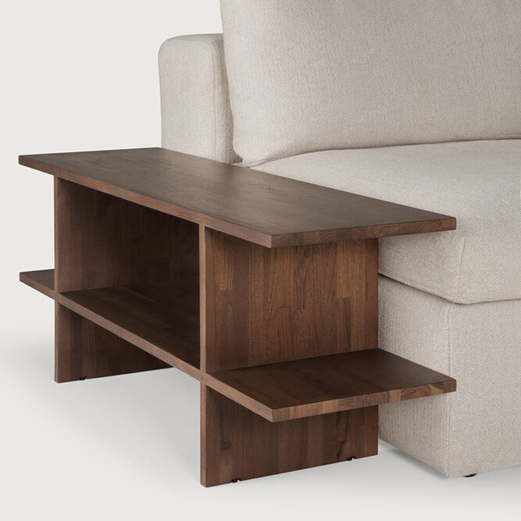 Kabuki Side Table in Varnished Teak