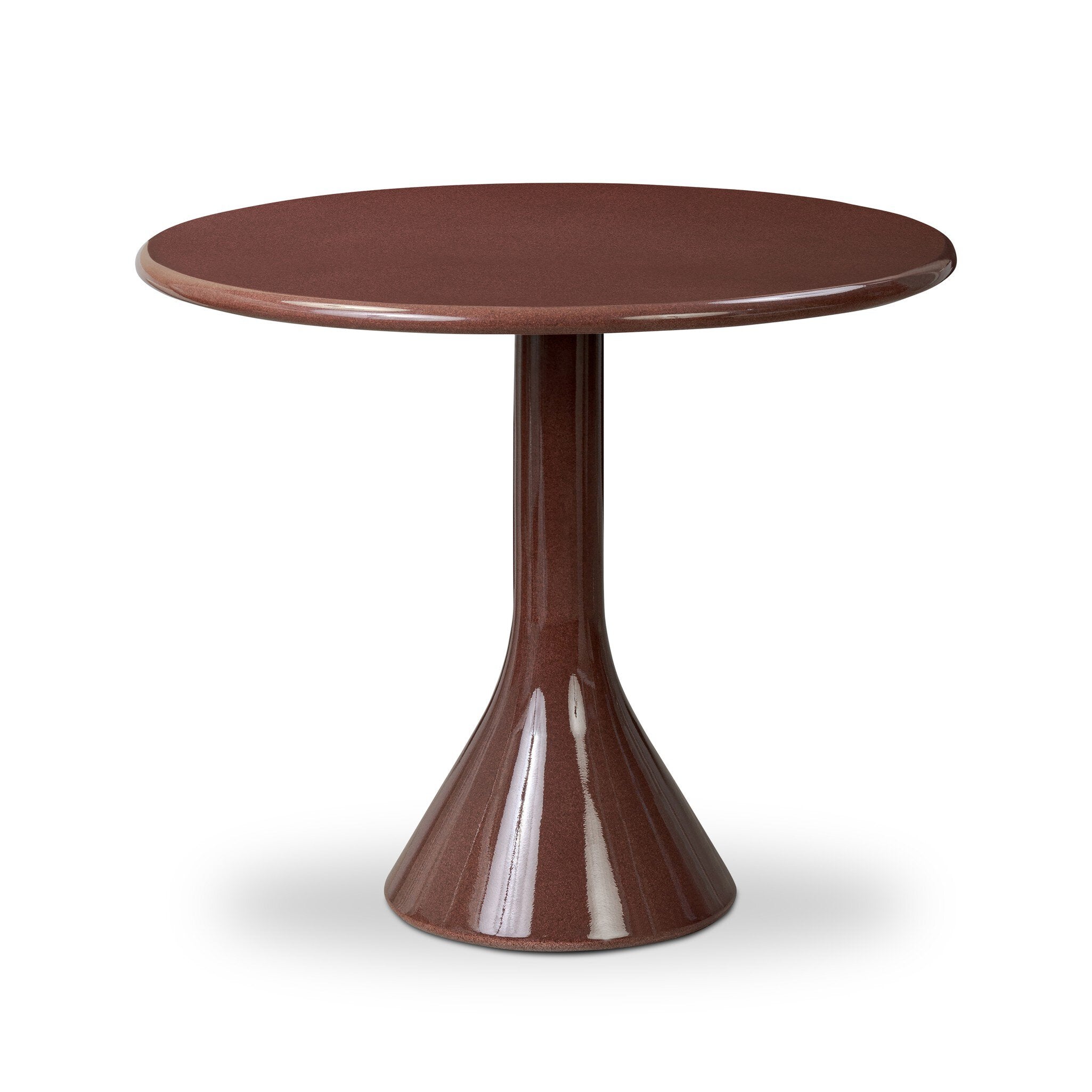 Vernon Dining Table in Smooth Red Concrete