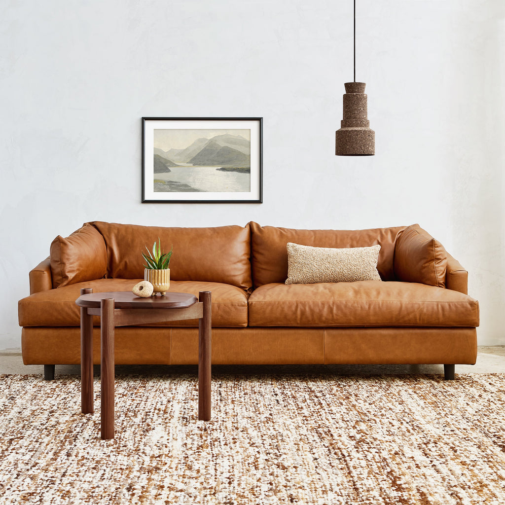 Thalia Sofa in Tuscon Sienna Leather