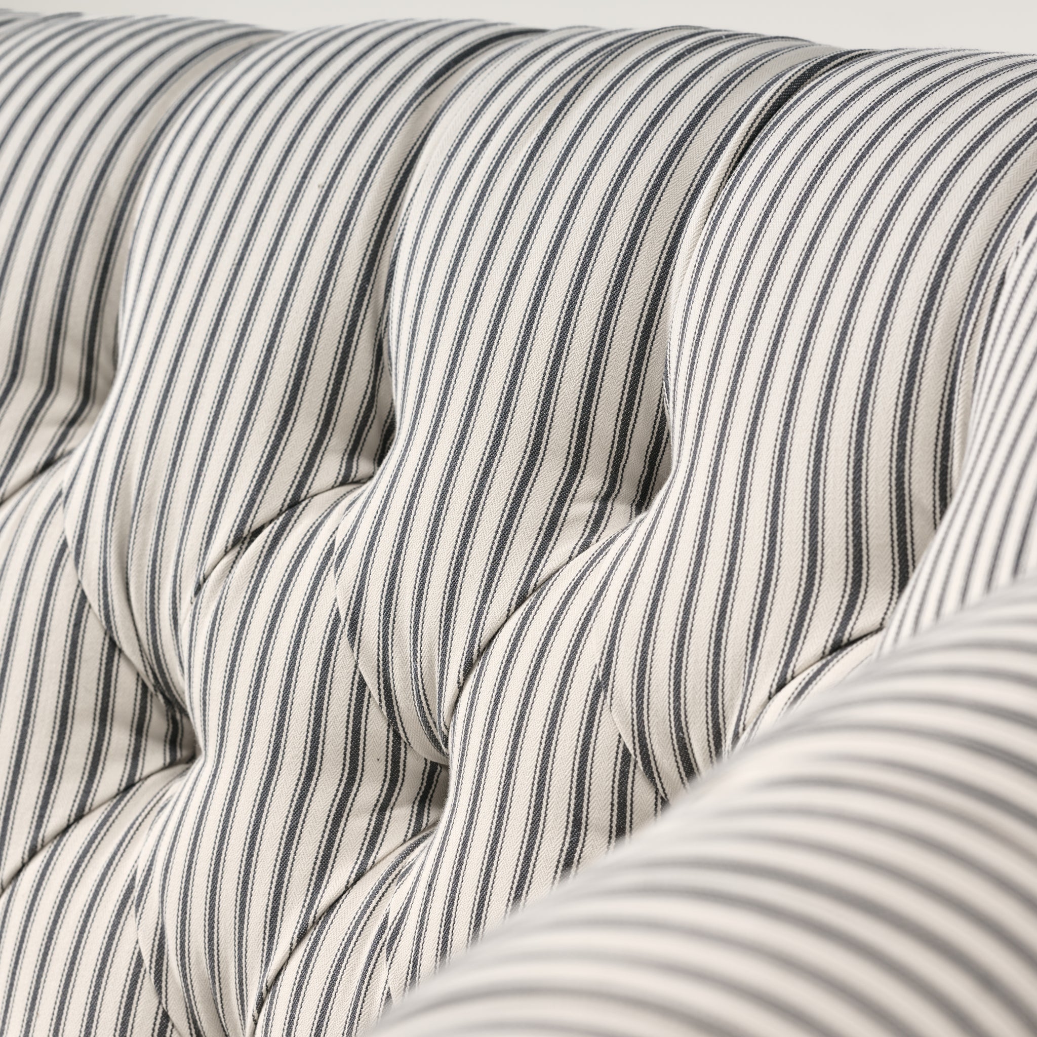 Ella Sofa in French Ticking Charcoal (83)